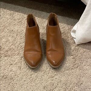 Brown Leather Ankle Boots